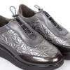 Calzaro Confort | Zapato Cuña 2511 Plomo