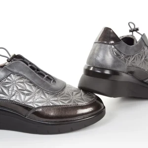 Calzaro Confort | Zapato Cuña 2511 Plomo