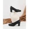 Calzaro Confort | Zapato de Salón 100 Tacón Alto Tapas Negro.