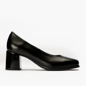 Calzaro Confort | Zapato de Salón 102 Tacón Alto Negro.