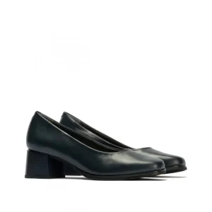 Calzaro Confort | Zapato de Salón 103 Tacón Medio Mujer Negro.