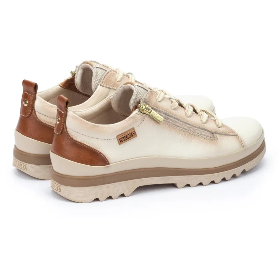 zapato_deportivo_con_cord_2.webp Calzaro Deportivas | Casual | Zapato Deportivo con Cordones para Mujer Vigo 6979 Nata.