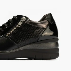 Calzaro Deportivas | Confort | Zapato Deportivo con Cremallera para mujer 5460 color Negro