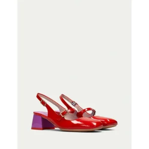 Calzaro Zapatos De Tac贸n | Zapato Destalonado 243318 Rojo.