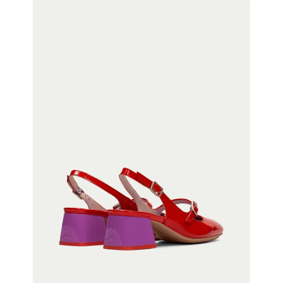zapato_destalonado__rojo_2.webp Calzaro Zapatos De Tac贸n | Zapato Destalonado 243318 Rojo.