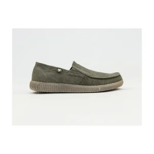 Calzaro Deportivas Casual | Zapato Mocasín Casual 150-S Canvas Kaki