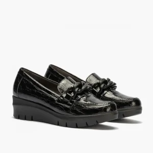 Calzaro Confort | Zapato Mocasín  Mujer 5341 Coco Negro