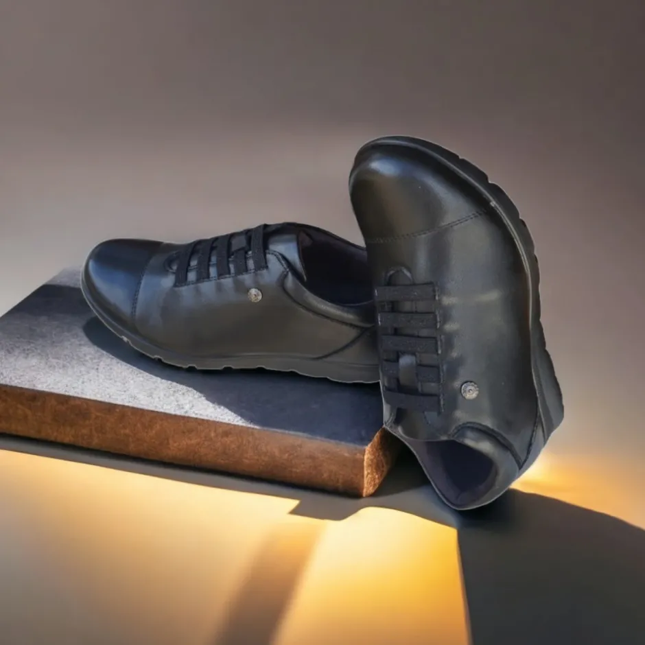zapato_mujer__negro_0.webp Calzaro Zapatos Con Cordones | Confort | Zapato Mujer 1418 Negro