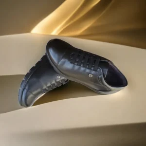 Calzaro Zapatos Con Cordones | Confort | Zapato Mujer 1418 Negro