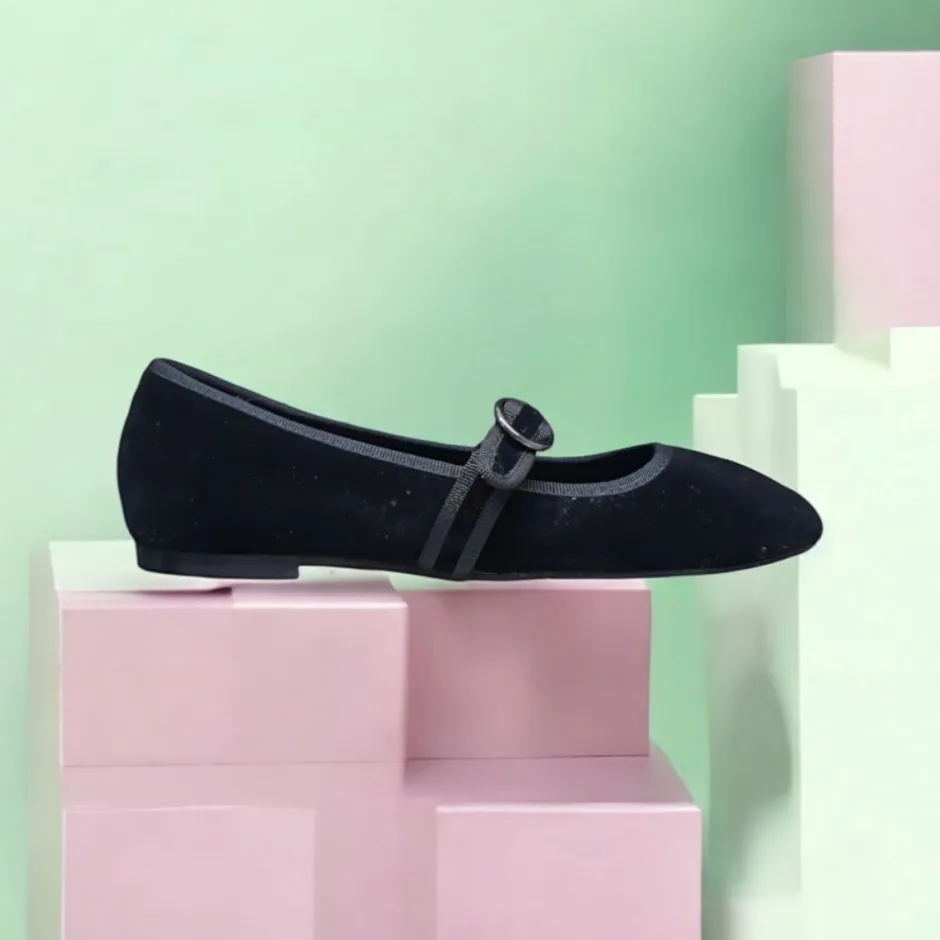 zapato_plano_con_una_puls_0.webp Calzaro Zapatos De Tac贸n | Bailarinas | Zapato Plano Con Una Pulsera Ancha 535 Negro.