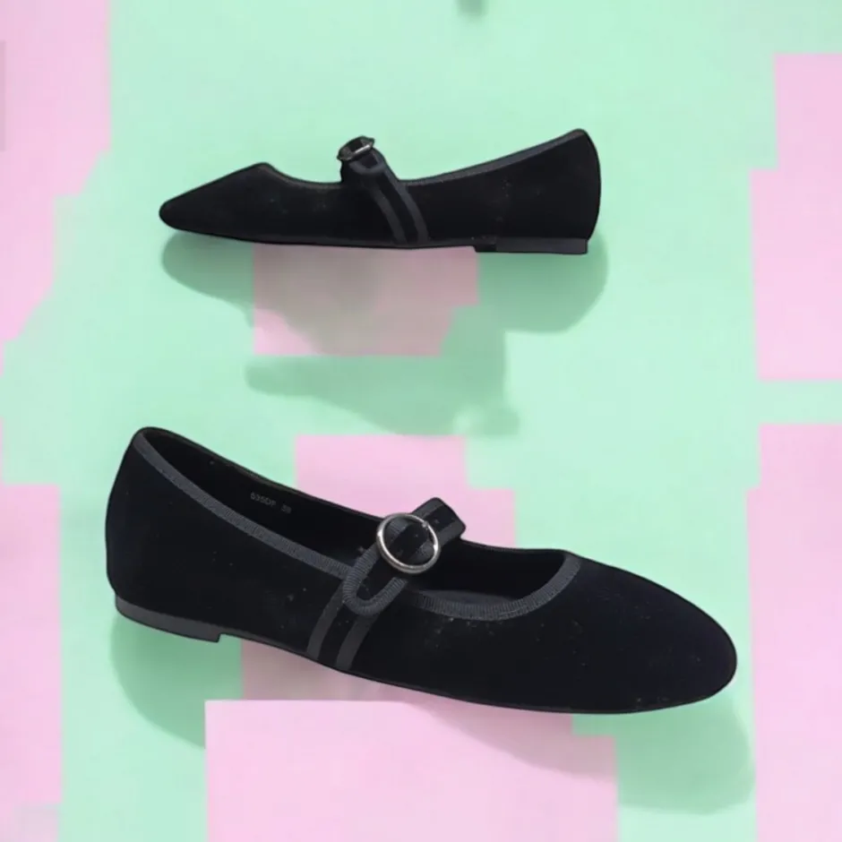 zapato_plano_con_una_puls_4.webp Calzaro Zapatos De Tac贸n | Bailarinas | Zapato Plano Con Una Pulsera Ancha 535 Negro.