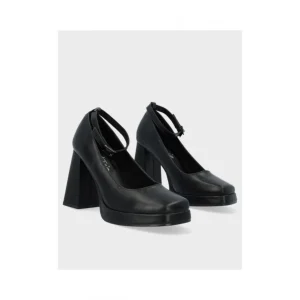 Calzaro Zapatos De Tac贸n | Zapato Pulsera Napa Plataforma 23175 Negro.