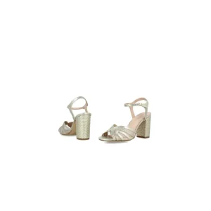 Calzaro Zapatos De Tac贸n | Zapato Sandalia 22234 Arangea Oro