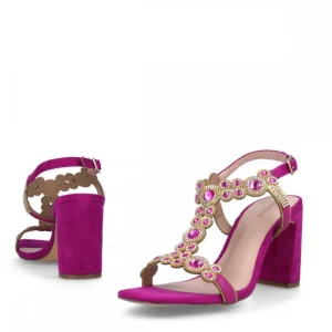 Calzaro Zapatos De Tac贸n | Sandalias | Zapato Sandalia 21651 Belfiore Fuxia