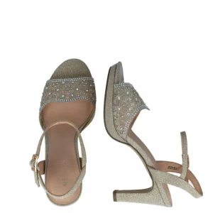 Calzaro Zapatos De Tac贸n | Zapato Sandalia 23153 Carite Oro