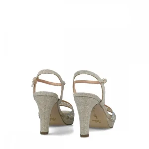 Calzaro Zapatos De Tac贸n | Zapato Sandalia 23153 Carite Oro