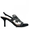 Calzaro Zapatos De Tac贸n | Zapato Sandalia 23492 Ónix Negro