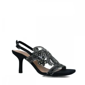 Calzaro Zapatos De Tac贸n | Zapato Sandalia 23492 Ónix Negro
