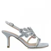 Calzaro Zapatos De Tac贸n | Zapato Sandalia 23468 Obsidiana Plata