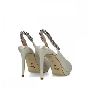 Calzaro Zapatos De Tac贸n | Zapato Sandalia 23177 Oro