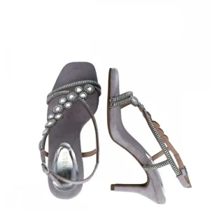 Calzaro Zapatos De Tac贸n | Zapatos De Tac贸n | Zapato Sandalia 23011 Plata