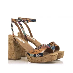 Calzaro Sandalias | Zapatos De Tac贸n | Zapato Sandalia 68378 Roseta Multicolor