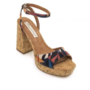 Calzaro Sandalias | Zapatos De Tac贸n | Zapato Sandalia 68378 Roseta Multicolor