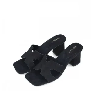 Calzaro Zapatos De Tac贸n | Zapato Sandalia Mulé 23222 Eleusis Negro