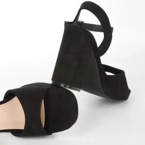 Calzaro Zapatos De Tac贸n | Zapato Sandalia Plataforma 701 Negro