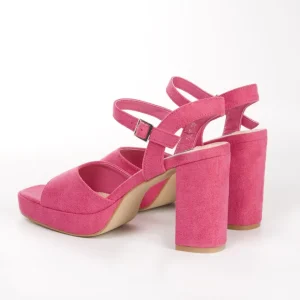 Calzaro Zapatos De Tac贸n | Zapatos De Tac贸n | Zapato Sandalia Plataforma 701 Fuxia