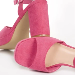 Calzaro Zapatos De Tac贸n | Zapatos De Tac贸n | Zapato Sandalia Plataforma 701 Fuxia