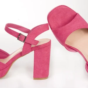 Calzaro Zapatos De Tac贸n | Zapatos De Tac贸n | Zapato Sandalia Plataforma 701 Fuxia
