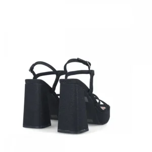 Calzaro Zapatos De Tac贸n | Zapato Sandalia Pollux 24081 Negro.
