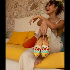 Calzaro Sandalias | Zapato Sandalia Trenzado Tulum Multicolor.