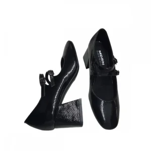 Calzaro Zapatos De Tac贸n | Zapato Tacón Medio Dos Pulseras Finas 519 Negro.