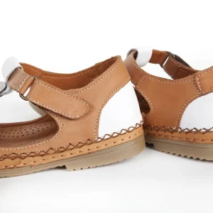 Calzaro Zapatos Con Cordones | Zapato Velcro Sport 612 en Napa Blanco