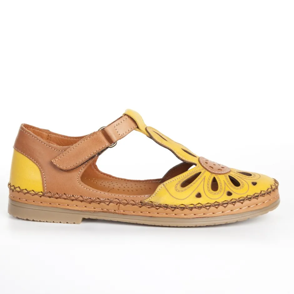 zapato_velcro_sport__en_n_6-1.webp Calzaro Zapatos Con Cordones | Zapato Velcro Sport 612 en Napa Mostaza