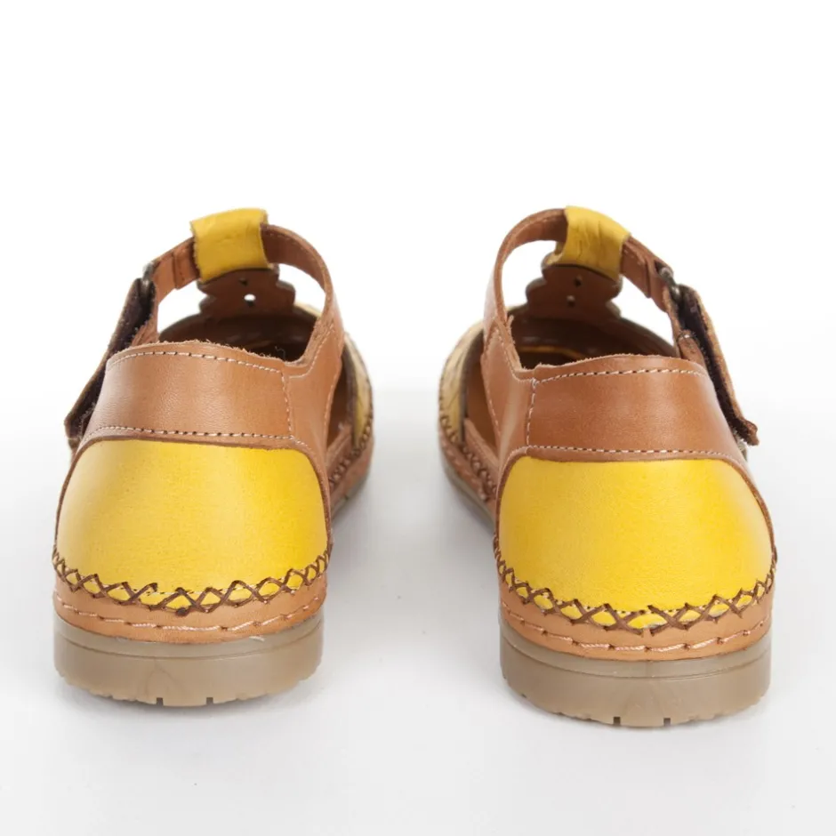 zapato_velcro_sport__en_n_8-1.webp Calzaro Zapatos Con Cordones | Zapato Velcro Sport 612 en Napa Mostaza