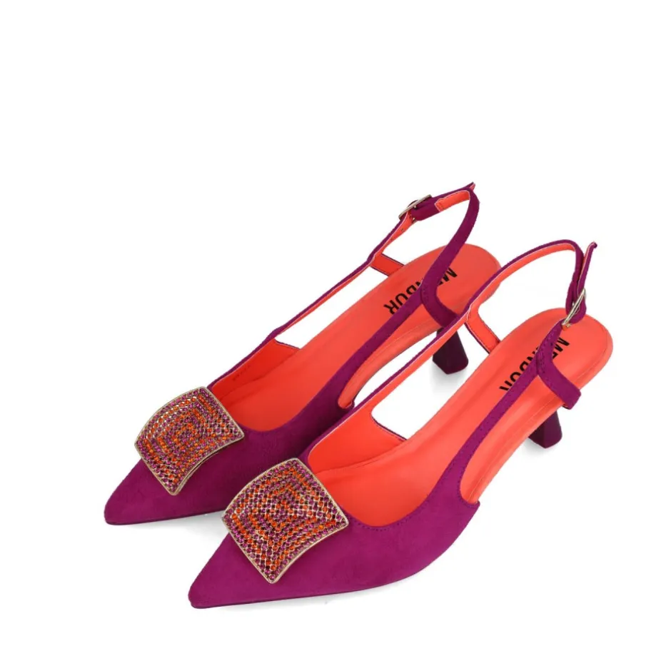 zapato_vestir_destalonado_0-2.webp Calzaro Zapatos De Tac贸n | Zapato Vestir Destalonado 25457 Volva Buganvilla Magenta