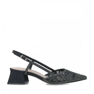 Calzaro Zapatos De Tac贸n | Bailarinas | Zapato Vestir Destalonado 23967 Canopus Negro
