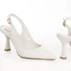 Calzaro Zapatos De Tac贸n | Zapatos De Tac贸n | Zapato Vestir  Destalonado Tacón 23303 Hielo