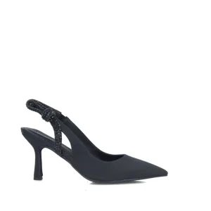 Calzaro Zapatos De Tac贸n | Zapato Vestir Destalonado 25186 Tacio Negro