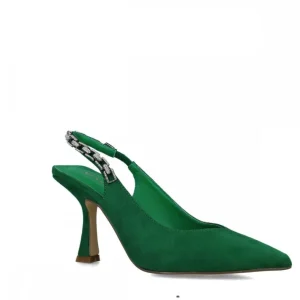 Calzaro Zapatos De Tac贸n | Zapato Vestir Destalonado 23810 Monoceros Verde