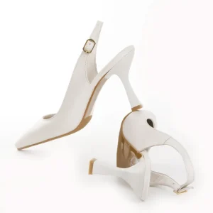 Calzaro Zapatos De Tac贸n | Zapatos De Tac贸n | Zapato Vestir  Destalonado Tacón 23303 Hielo