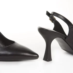 Calzaro Zapatos De Tac贸n | Zapatos De Tac贸n | Zapato Vestir  Destalonado Tacón 23303 Negro