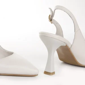 Calzaro Zapatos De Tac贸n | Zapatos De Tac贸n | Zapato Vestir  Destalonado Tacón 23303 Hielo