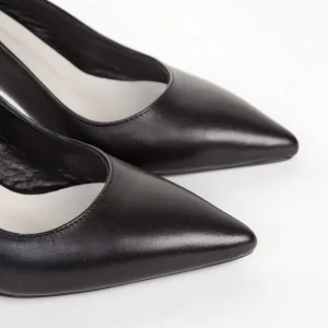 Calzaro Zapatos De Tac贸n | Zapatos De Tac贸n | Zapato Vestir  Destalonado Tacón 23303 Negro