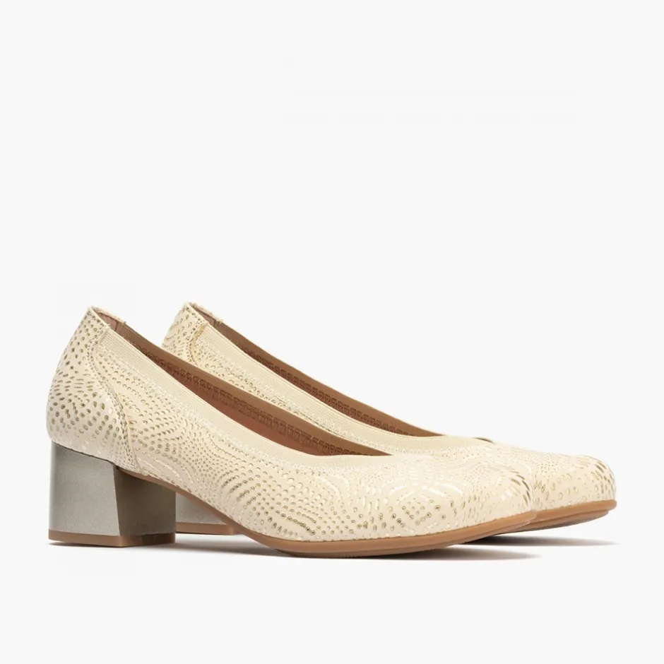 zapatos_de_saln_de_mujer__3-1.webp Calzaro Zapatos De Tac贸n | Zapatos de Salón de Mujer de Piel 5720 con Ribete Elástico con Tacón Medio Oro