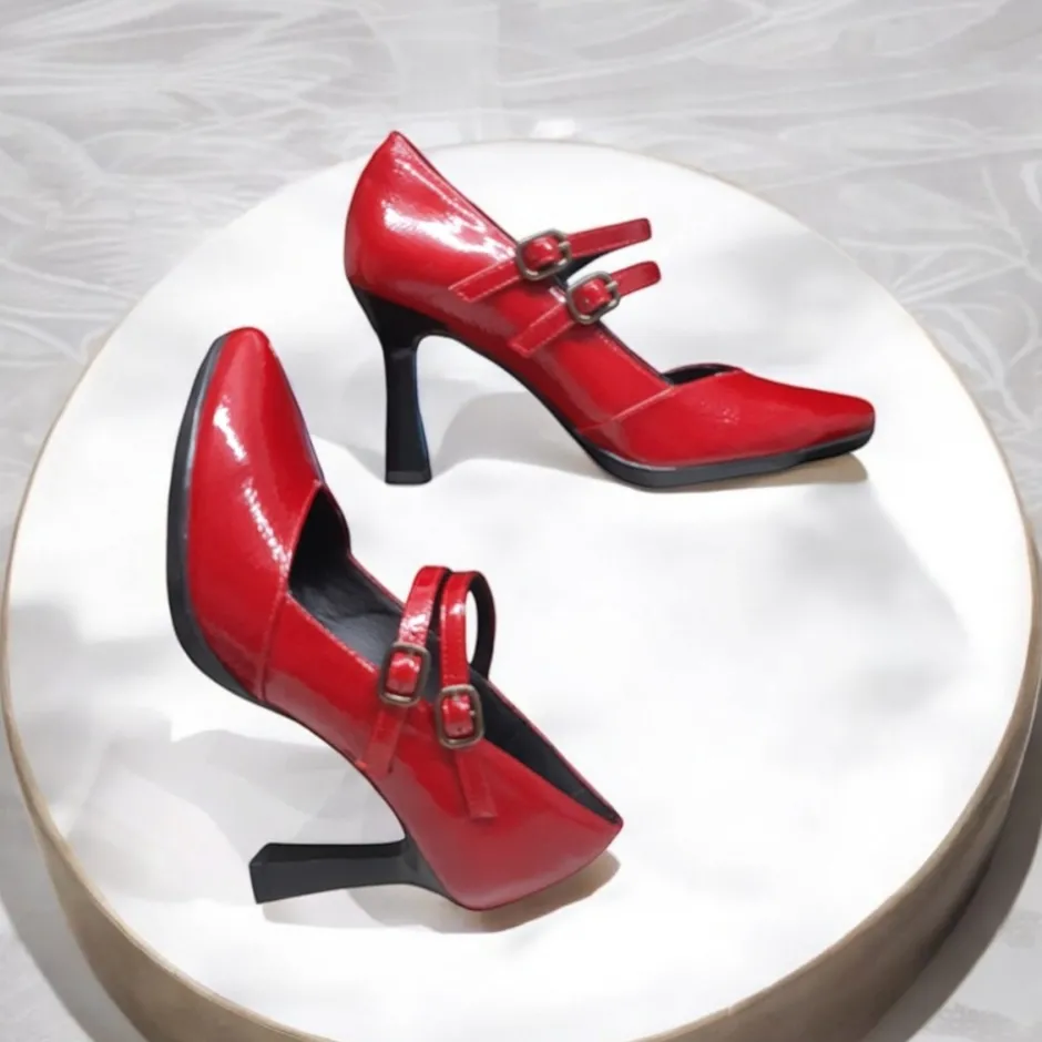 zapatos_de_tacn_mary_jane_1.webp Calzaro Zapatos De Tac贸n | Confort | Zapatos de Tacón Mary Jane Desiree Syra 22 Rojo.