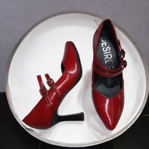 Calzaro Zapatos De Tac贸n | Confort | Zapatos de Tacón Mary Jane Desiree Syra 22 Rojo.